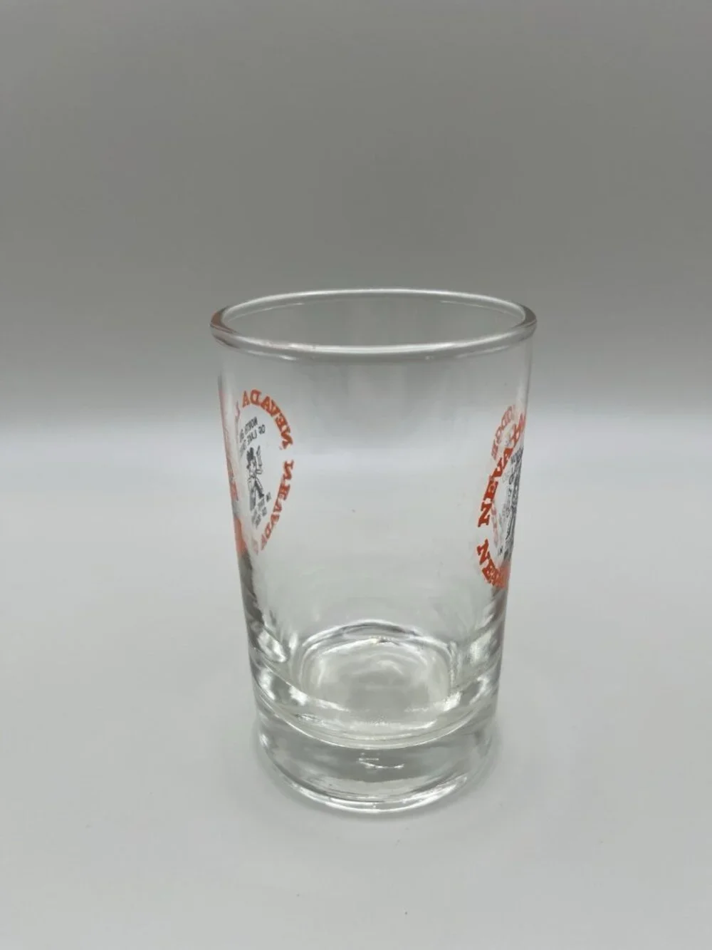 VTG Nevada Lodge Reno Lake Tahoe Rocks Glass Casino Barware Mid Century MCM